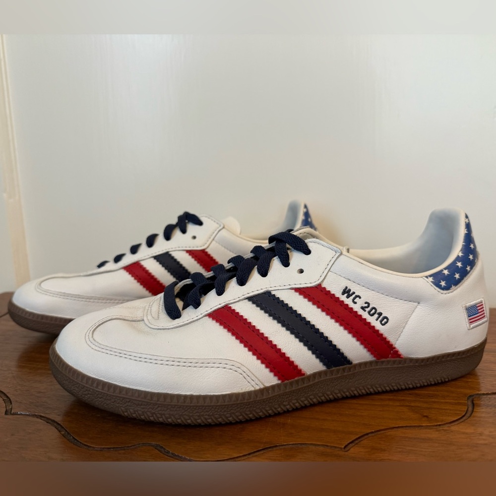 adidas Samba Team USA custom Shoes World Cup Size 8 Women / Size 7 Men